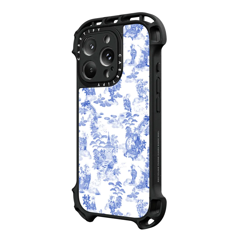 Ultra Bounce iPhone 16 Pro Max Case MagSafe Compatible - Moon Caravan Toile by Phannapast