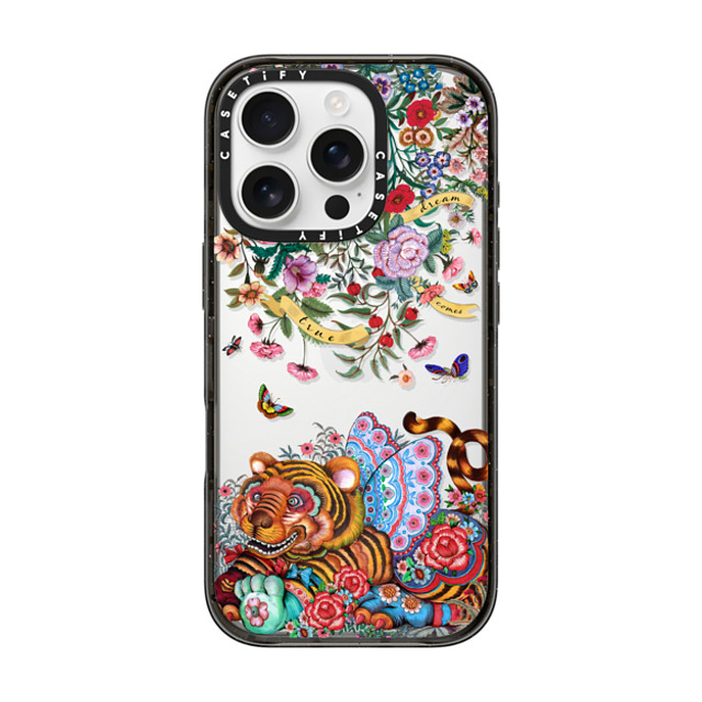 Phannapast x CASETiFY iPhone 16 Pro ケース ブラック インパクトケース dream comes true glitter by Phannapast