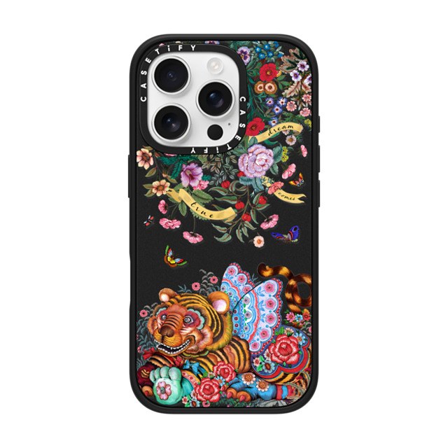 Phannapast x CASETiFY iPhone 16 Pro ケース マットブラック インパクトケース dream comes true glitter by Phannapast