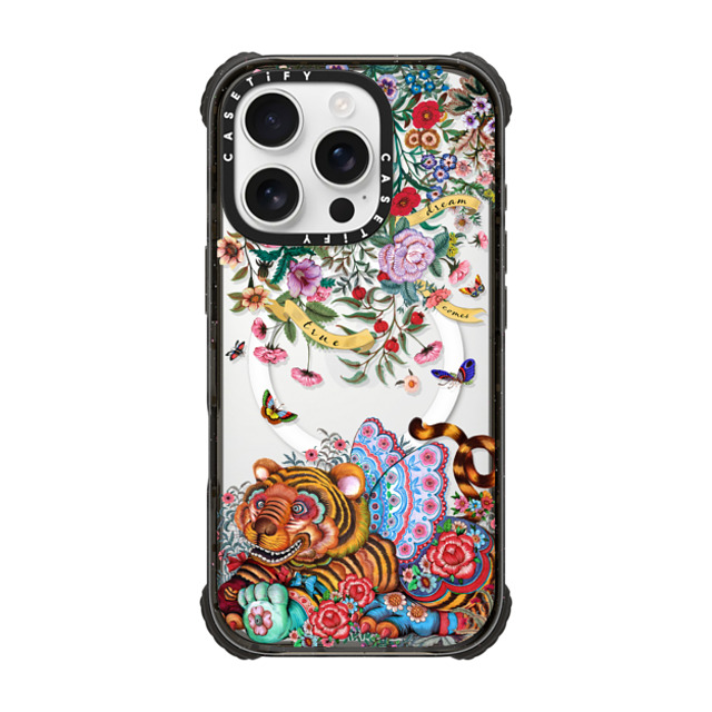 Phannapast x CASETiFY iPhone 16 Pro ケース Floral,Tiger ブラック ウルトラ インパクトケース MagSafe 対応 dream comes true glitter by Phannapast Father's Day Phannapast x CASETiFY iPhone 16 Pro ケース Floral,Tiger ブラック ウルトラ インパクトケース MagSafe 対応 dream comes true glitter by Phannapast Father's Day