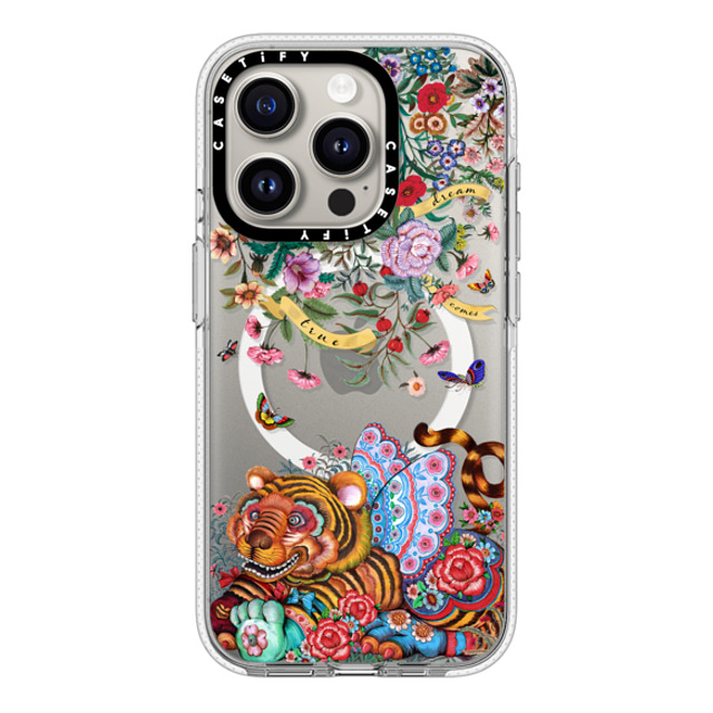 Phannapast x CASETiFY iPhone 15 Pro ケース クリア クリア ケース MagSafe対応 dream comes true glitter by Phannapast