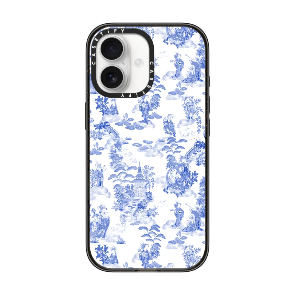 Impact iPhone 17 Case MagSafe Compatible - Moon Caravan Toile by Phannapast