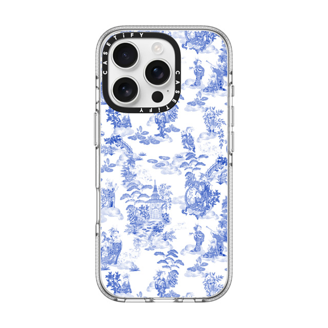 Phannapast x CASETiFY iPhone 16 Pro ケース クリア クリア ケース MagSafe対応 Moon Caravan Toile by Phannapast