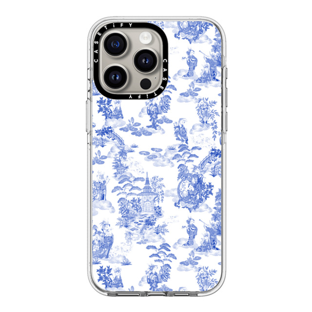 Phannapast x CASETiFY iPhone 15 Pro Max ケース クリア クリア ケース MagSafe対応 Moon Caravan Toile by Phannapast