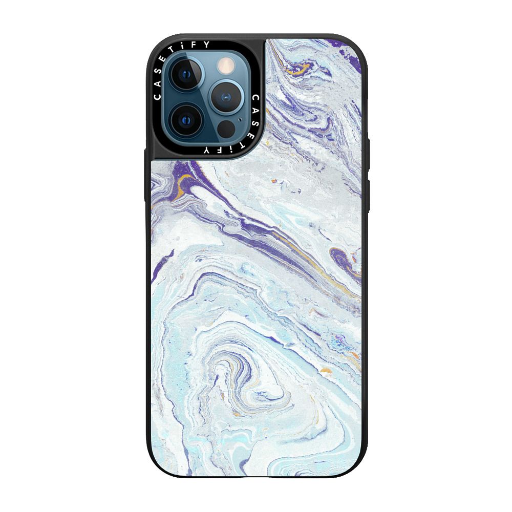 Pastel Blue Purple Marble Casetify