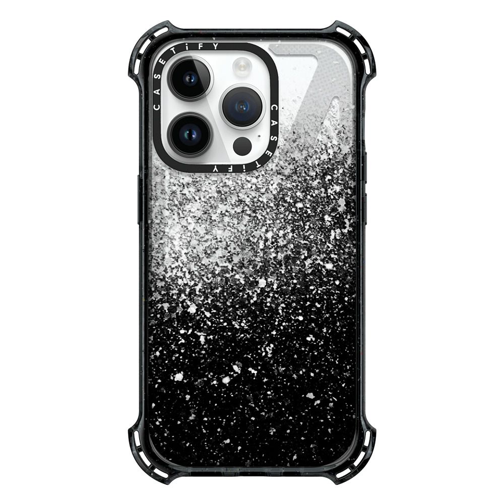 Gradient black glitter – CASETiFY