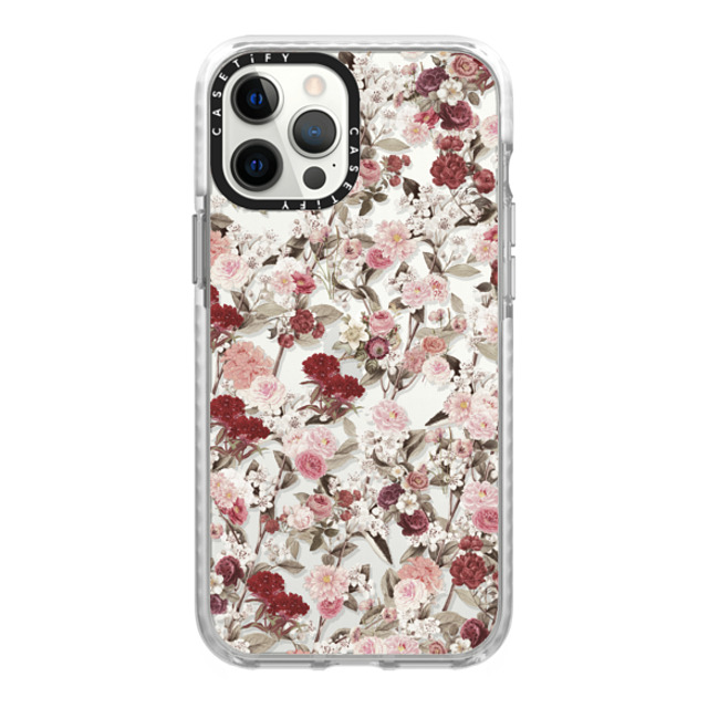 Monika Strigel x CASETiFY iPhone 12 Pro Max ケース Glossy Frost インパクトケース VINTAGE FLOWER MONDAY