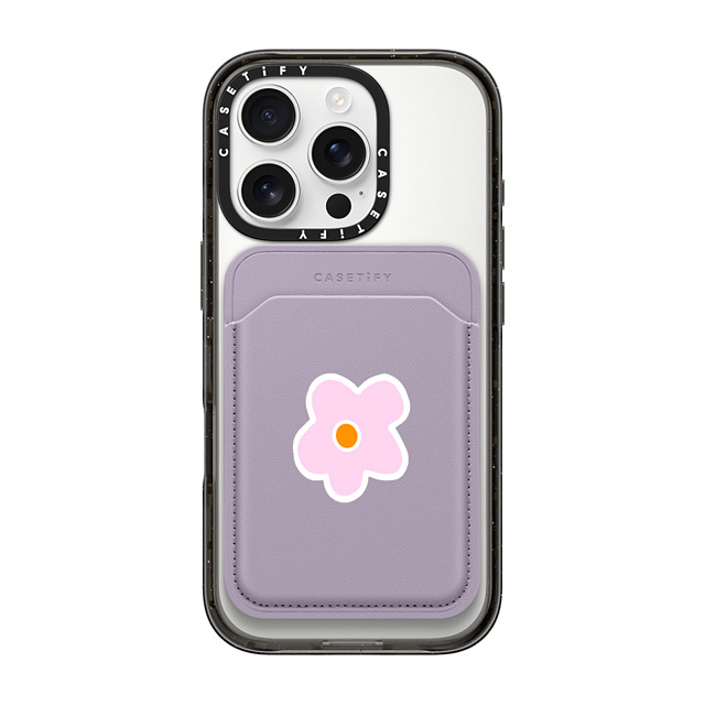 Monika Strigel x CASETiFY MagSafe ウォレット Lilac/Green Snappy BioVeg MagSafe ウォレット TINY DAISY TUESDAY