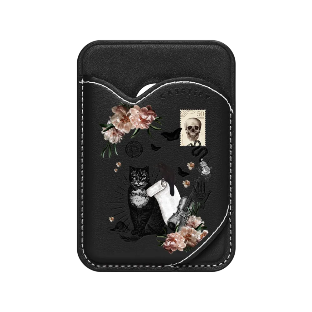 Snappy™ BioVeg Heart Wallet MagSafe Compatible - BLACK WEDNESDAY