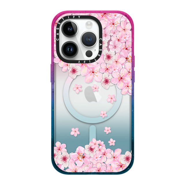 Monika Strigel x CASETiFY iPhone 14 Pro Case Cotton Candy Impact Case MagSafe Compatible SAKURA CHERRY SATURDAY Monika Strigel x CASETiFY iPhone 14 Pro Case Cotton Candy Impact Case MagSafe Compatible SAKURA CHERRY SATURDAY