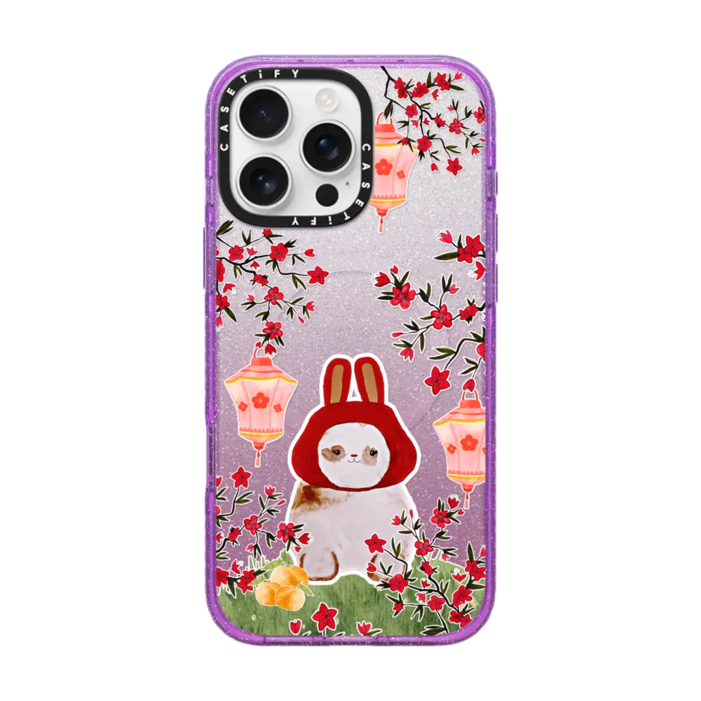 Impact iPhone 16 Pro Max Case MagSafe Compatible - HAPPY LUNAR NEW YEAR 2023 RABBIT