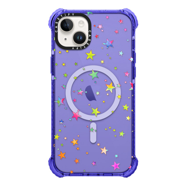 Monika Strigel x CASETiFY iPhone 14 Plus Case Peri Purple ウルトラ インパクトケース MagSafe 対応 LUCKY STARS Monika Strigel x CASETiFY iPhone 14 Plus Case Peri Purple ウルトラ インパクトケース MagSafe 対応 LUCKY STARS