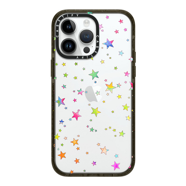 Monika Strigel x CASETiFY iPhone 14 Pro Max Case Black Impact Case LUCKY STARS Monika Strigel x CASETiFY iPhone 14 Pro Max Case Black Impact Case LUCKY STARS