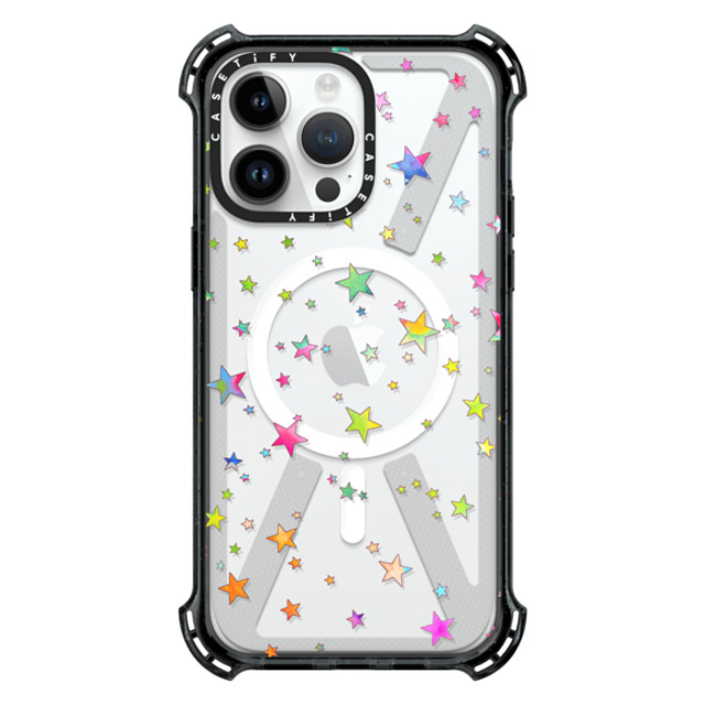 Monika Strigel x CASETiFY iPhone 14 Pro Max Case Black バウンスケース LUCKY STARS Monika Strigel x CASETiFY iPhone 14 Pro Max Case Black バウンスケース LUCKY STARS