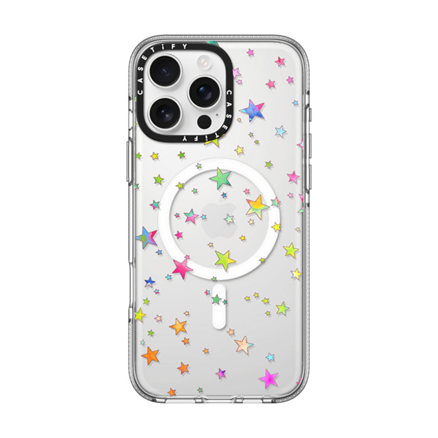 Monika Strigel x CASETiFY iPhone 16 Pro Max ケース クリア クリア ケース MagSafe対応 LUCKY STARS