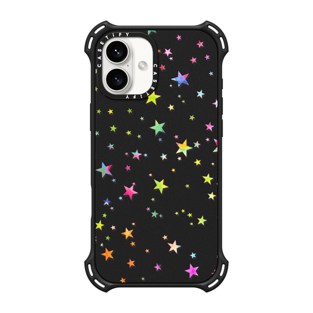 Monika Strigel x CASETiFY iPhone 16 Plus Case Matte Black バウンスケース LUCKY STARS Monika Strigel x CASETiFY iPhone 16 Plus Case Matte Black バウンスケース LUCKY STARS