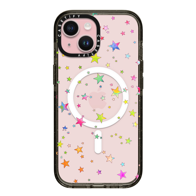 Monika Strigel x CASETiFY iPhone 15 Case Star Black Impact Case MagSafe Compatible LUCKY STARS Back to School Monika Strigel x CASETiFY iPhone 15 Case Star Black Impact Case MagSafe Compatible LUCKY STARS Back to School