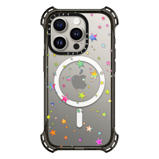 Monika Strigel x CASETiFY iPhone 15 Pro Case Black バウンスケース LUCKY STARS Monika Strigel x CASETiFY iPhone 15 Pro Case Black バウンスケース LUCKY STARS