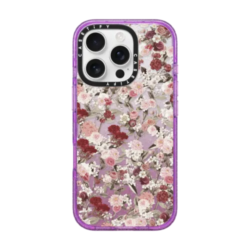 Casetify フラワー iPhone16pro maxケース ラベンダー iPhone 16 Pro Case | CASETiFY