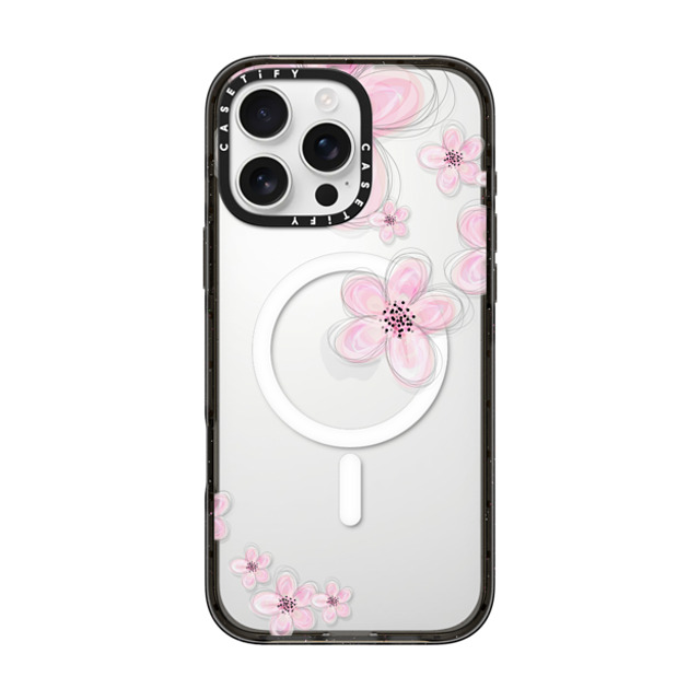 Monika Strigel x CASETiFY iPhone 16 Pro Max ケース Floral ブラック インパクトケース MagSafe対応 CHERRY CRYSTAL CLEAR Father's Day Monika Strigel x CASETiFY iPhone 16 Pro Max ケース Floral ブラック インパクトケース MagSafe対応 CHERRY CRYSTAL CLEAR Father's Day