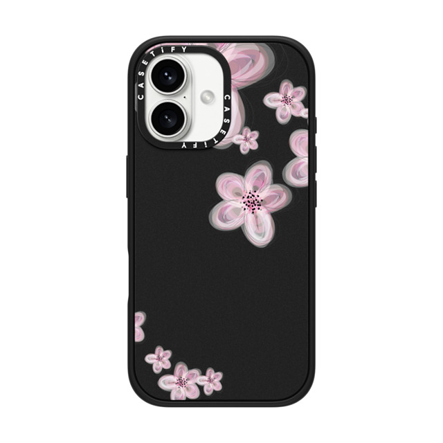 Monika Strigel x CASETiFY iPhone 16 ケース Floral マットブラック インパクトケース MagSafe対応 CHERRY CRYSTAL CLEAR Father's Day Monika Strigel x CASETiFY iPhone 16 ケース Floral マットブラック インパクトケース MagSafe対応 CHERRY CRYSTAL CLEAR Father's Day