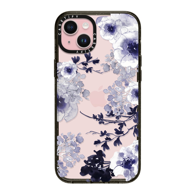 Monika Strigel x CASETiFY iPhone 15 Plus Case Floral,Fine Art Black インパクトケース BLUE SPRING Mother's Day Monika Strigel x CASETiFY iPhone 15 Plus Case Floral,Fine Art Black インパクトケース BLUE SPRING Mother's Day