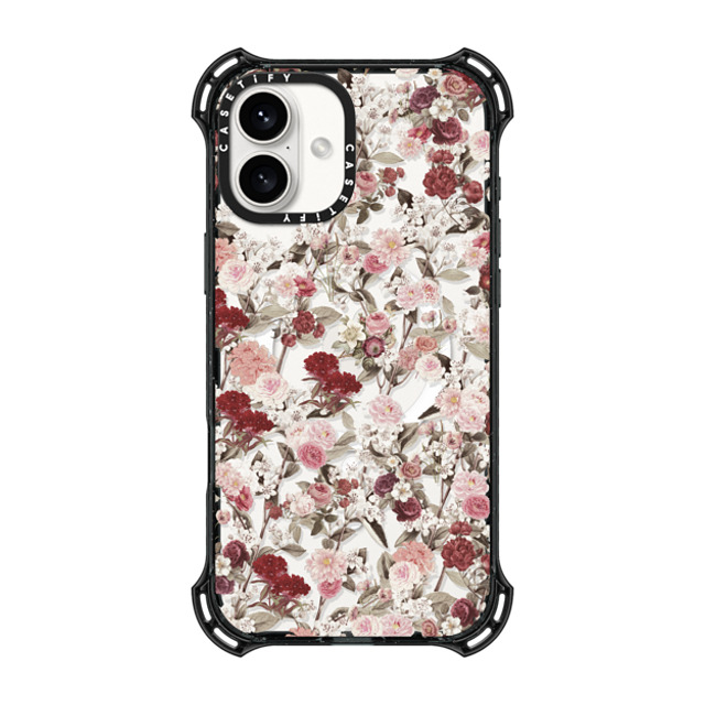Monika Strigel x CASETiFY iPhone 16 Plus Case Black バウンスケース VINTAGE FLOWER MONDAY Monika Strigel x CASETiFY iPhone 16 Plus Case Black バウンスケース VINTAGE FLOWER MONDAY