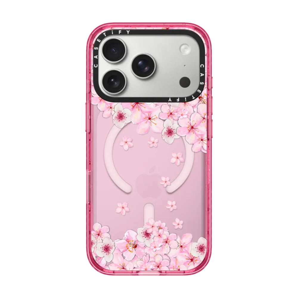 Impact iPhone 17 Pro Case MagSafe Compatible - SAKURA CHERRY SATURDAY