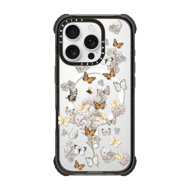 Monika Strigel x CASETiFY iPhone 16 Pro Case Black ウルトラ インパクトケース MagSafe 対応 BUTTERFLY SUNDAY Monika Strigel x CASETiFY iPhone 16 Pro Case Black ウルトラ インパクトケース MagSafe 対応 BUTTERFLY SUNDAY