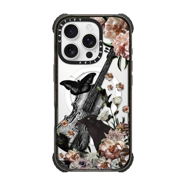 Monika Strigel x CASETiFY iPhone 16 Pro Case Black ウルトラ インパクトケース MagSafe 対応 BLACK WEDNESDAY Monika Strigel x CASETiFY iPhone 16 Pro Case Black ウルトラ インパクトケース MagSafe 対応 BLACK WEDNESDAY