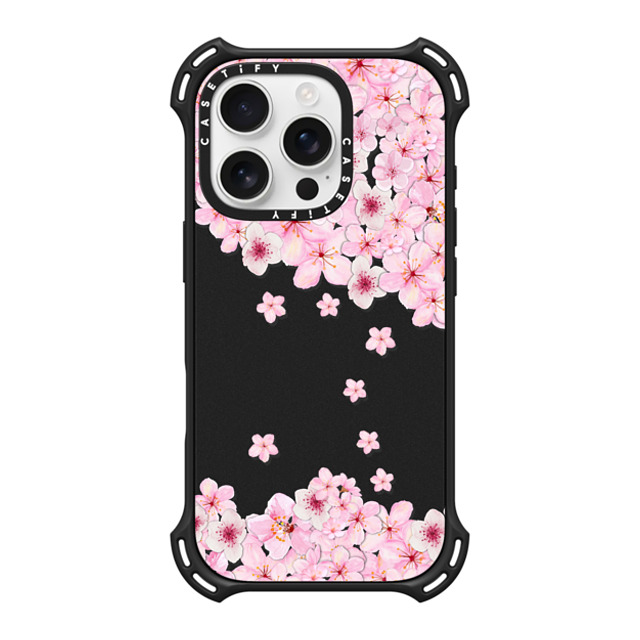 Monika Strigel x CASETiFY iPhone 16 Pro Case Matte Black バウンスケース SAKURA CHERRY SATURDAY Monika Strigel x CASETiFY iPhone 16 Pro Case Matte Black バウンスケース SAKURA CHERRY SATURDAY