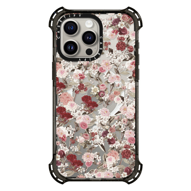 Monika Strigel x CASETiFY iPhone 15 Pro Max Case Black バウンスケース VINTAGE FLOWER MONDAY Monika Strigel x CASETiFY iPhone 15 Pro Max Case Black バウンスケース VINTAGE FLOWER MONDAY