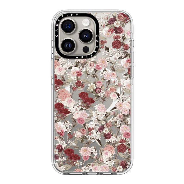 Monika Strigel x CASETiFY iPhone 15 Pro Max ケース クリア クリア ケース MagSafe対応 VINTAGE FLOWER MONDAY