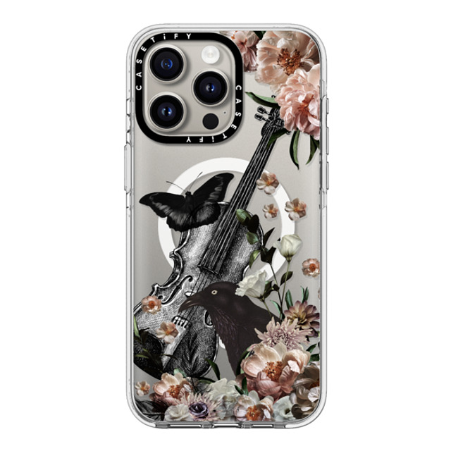 Monika Strigel x CASETiFY iPhone 15 Pro Max ケース クリア クリア ケース MagSafe対応 BLACK WEDNESDAY