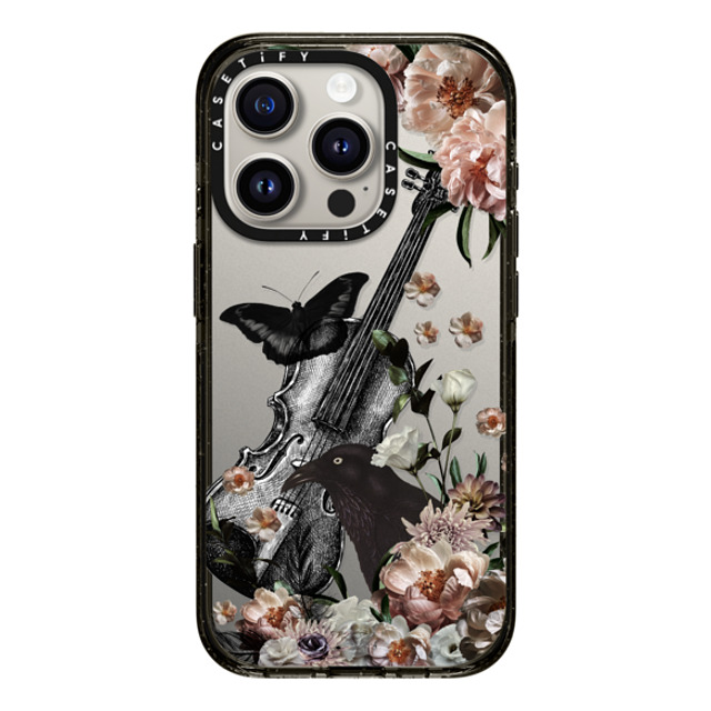 Monika Strigel x CASETiFY iPhone 15 Pro ケース ブラック インパクトケース BLACK WEDNESDAY