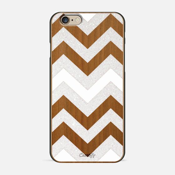 SILVER CHEVRON WHITE iPhone 6 plus Crystal Clear iPhone 6 Case by ...