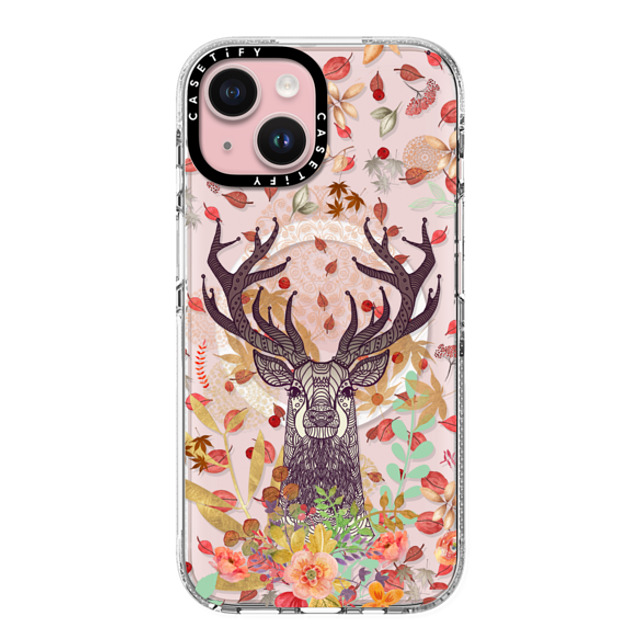 Monika Strigel x CASETiFY iPhone 15 Case Floral,Animal Clear Clear Case MagSafe Compatible FOREST KING Mother's Day Monika Strigel x CASETiFY iPhone 15 Case Floral,Animal Clear Clear Case MagSafe Compatible FOREST KING Mother's Day