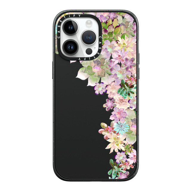 Monika Strigel x CASETiFY iPhone 14 Pro Max ケース Floral,Fine Art マットブラック インパクトケース MagSafe対応 MY SUCCULENT GARDEN PEACH Mother's Day Monika Strigel x CASETiFY iPhone 14 Pro Max ケース Floral,Fine Art マットブラック インパクトケース MagSafe対応 MY SUCCULENT GARDEN PEACH Mother's Day