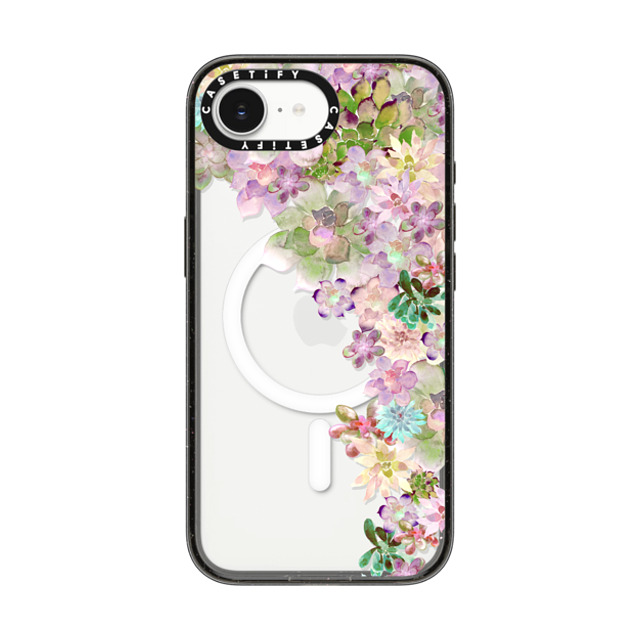 Monika Strigel x CASETiFY iPhone 16e Case Floral,Fine Art Black Impact Case MagSafe Compatible MY SUCCULENT GARDEN PEACH Mother's Day Monika Strigel x CASETiFY iPhone 16e Case Floral,Fine Art Black Impact Case MagSafe Compatible MY SUCCULENT GARDEN PEACH Mother's Day