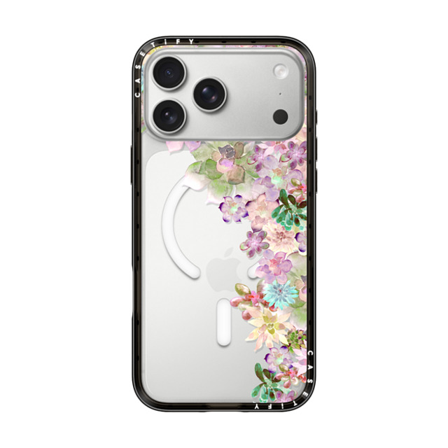 Monika Strigel x CASETiFY iPhone 17 Pro Max Case Floral,Fine Art Black コンパクトケース MagSafe対応 MY SUCCULENT GARDEN PEACH Monika Strigel x CASETiFY iPhone 17 Pro Max Case Floral,Fine Art Black コンパクトケース MagSafe対応 MY SUCCULENT GARDEN PEACH
