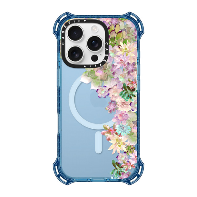 Monika Strigel x CASETiFY iPhone 16 Pro Case Floral,Fine Art ベイビーブルー バウンスケース MY SUCCULENT GARDEN PEACH Mother's Day Monika Strigel x CASETiFY iPhone 16 Pro Case Floral,Fine Art ベイビーブルー バウンスケース MY SUCCULENT GARDEN PEACH Mother's Day
