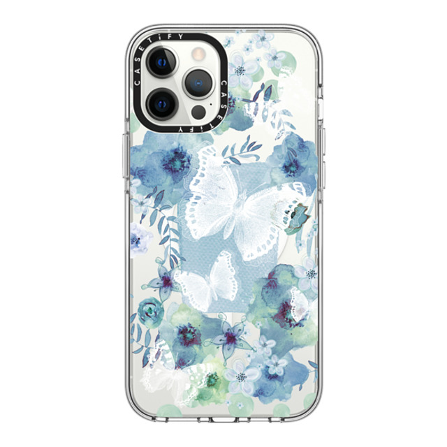 Monika Strigel x CASETiFY iPhone 12 Pro Max ケース Butterfly クリア クリア ケース MagSafe対応 MY BLUE BUTTERFLY GARDEN Father's Day Monika Strigel x CASETiFY iPhone 12 Pro Max ケース Butterfly クリア クリア ケース MagSafe対応 MY BLUE BUTTERFLY GARDEN Father's Day