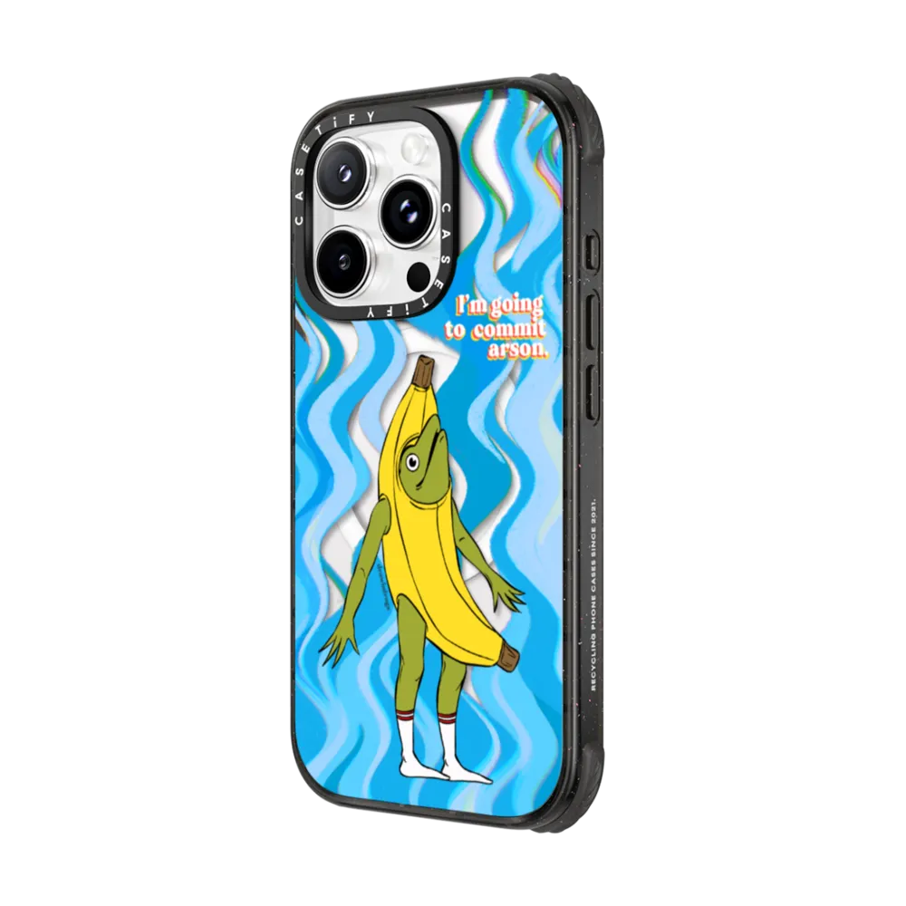Ultra Impact iPhone 16 Pro Max Case MagSafe Compatible - Arson Banana