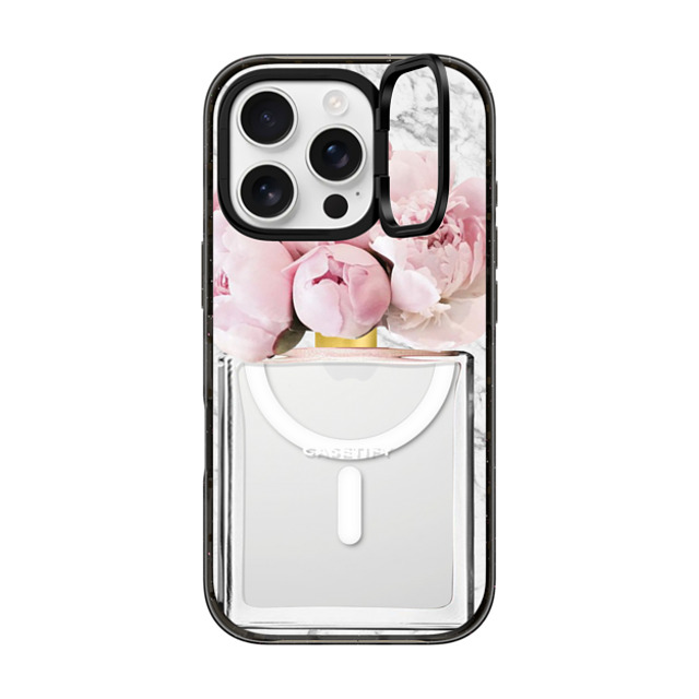 CASETiFY iPhone 16 Pro ケース ブラック インパクトリングスタンドケース MagSafe対応 Floral フローラル Casetify Floral eau de parfum Father's Day CASETiFY iPhone 16 Pro ケース ブラック インパクトリングスタンドケース MagSafe対応 Floral フローラル Casetify Floral eau de parfum Father's Day