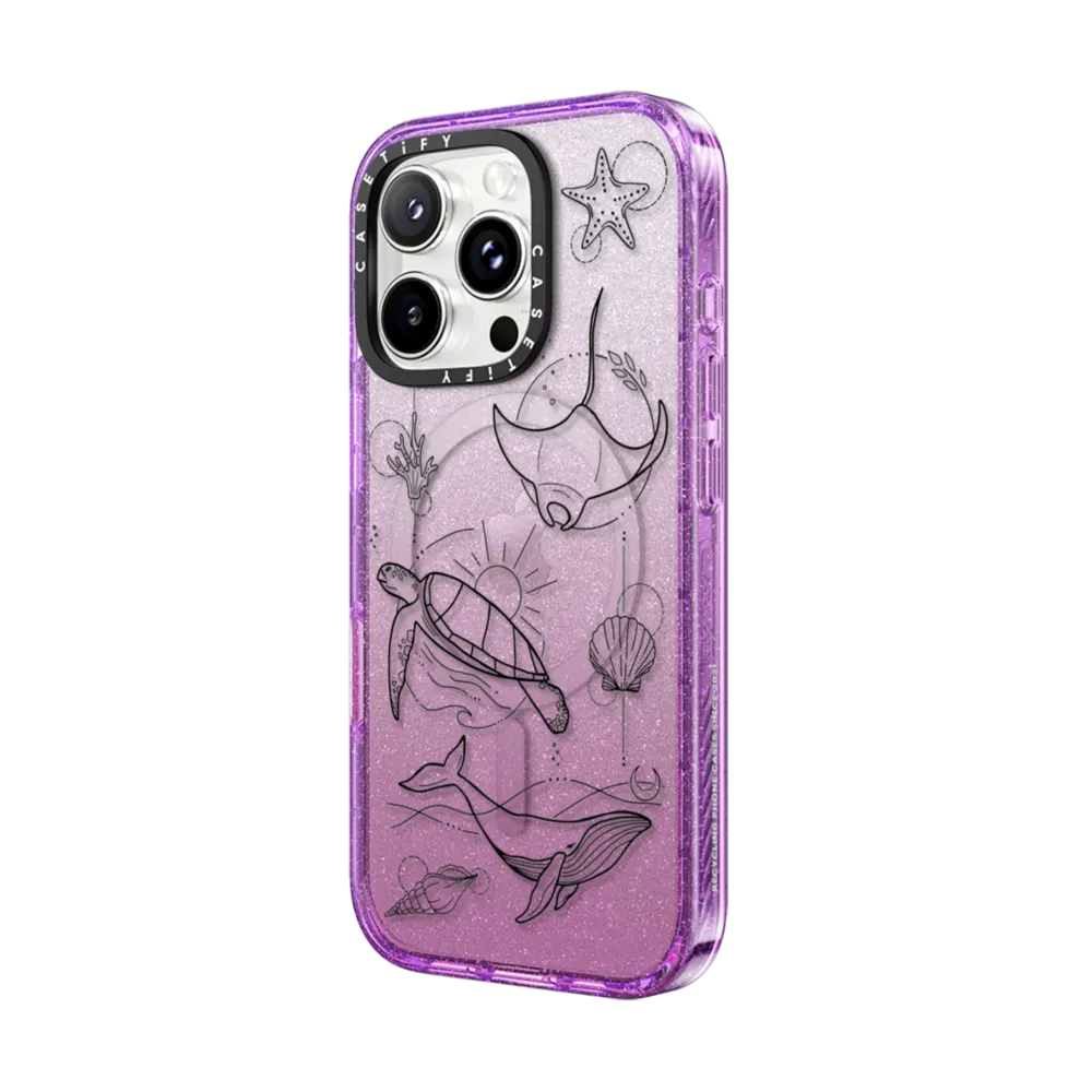 Impact iPhone 16 Pro Max Case MagSafe Compatible - Under The Sea by Bella Rose Art