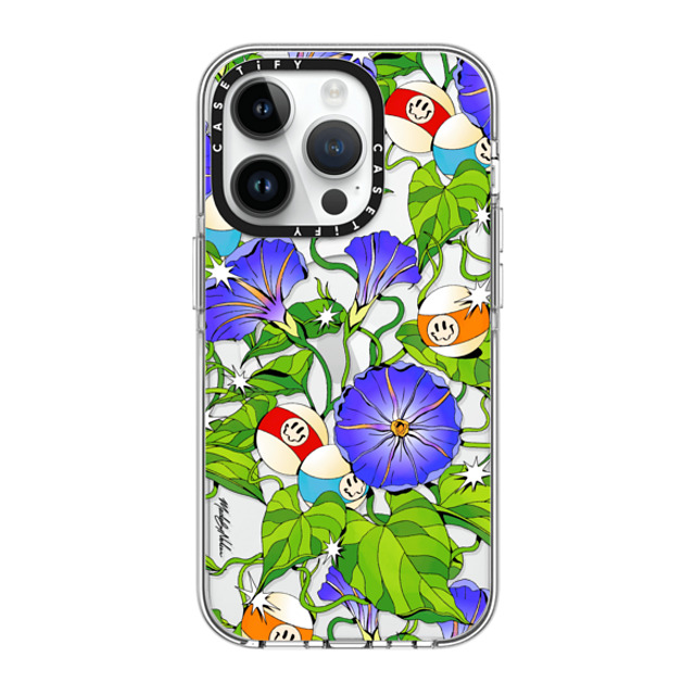 Made by Nelson x CASETiFY iPhone 14 Pro Case Clear Clear Case MagSafe Compatible Good Things by Made By Nelson Made by Nelson x CASETiFY iPhone 14 Pro Case Clear Clear Case MagSafe Compatible Good Things by Made By Nelson