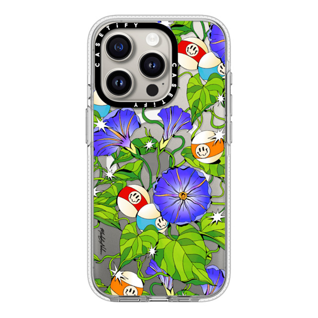 Made by Nelson x CASETiFY iPhone 15 Pro Case Clear Clear Case MagSafe Compatible Good Things by Made By Nelson Made by Nelson x CASETiFY iPhone 15 Pro Case Clear Clear Case MagSafe Compatible Good Things by Made By Nelson