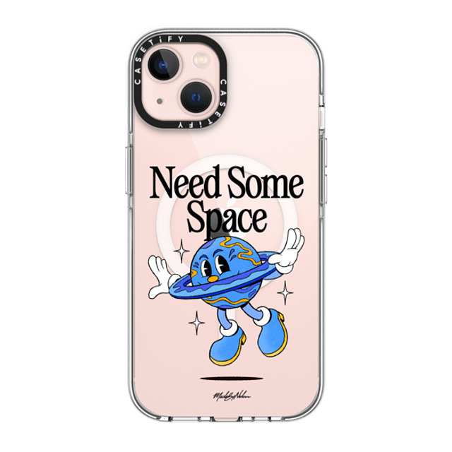 Made by Nelson x CASETiFY iPhone 13 ケース クリア クリア ケース MagSafe対応 Need Some Space Clear by Made By Nelson