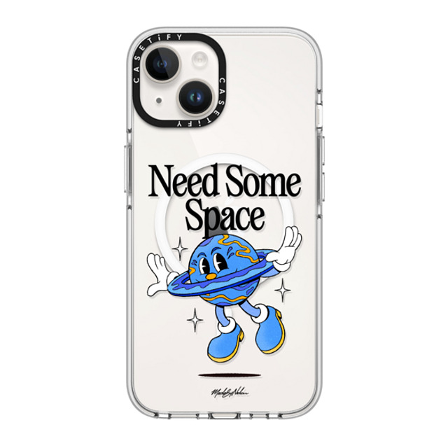 Made by Nelson x CASETiFY iPhone 14 ケース クリア クリア ケース MagSafe対応 Need Some Space Clear by Made By Nelson