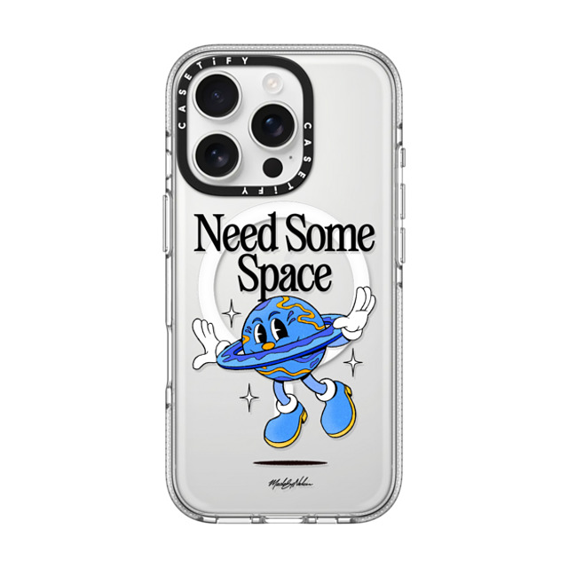 Made by Nelson x CASETiFY iPhone 16 Pro ケース クリア クリア ケース MagSafe対応 Need Some Space Clear by Made By Nelson